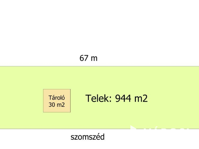 Diófák sokasága, eladó telek Töltéstava
