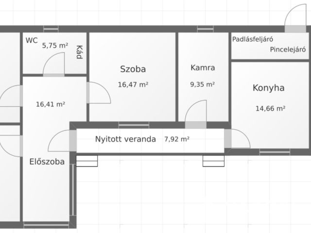Jó helyen, gondozott kerttel