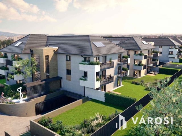 Óriási, 304 m²-es saját kerttel rendelkező új építésű lakás