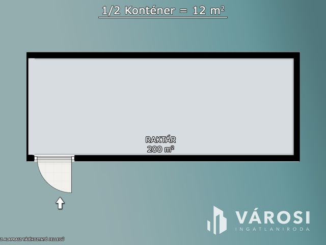 Kiadó tengeri konténer fele, raktározásra, havi elszámolás